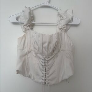 Princess Polly White Corset Top